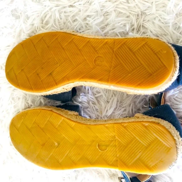 Anthropologie Cape Cod Espadrille Sandals Twee Coastal - Picture 9 of 10